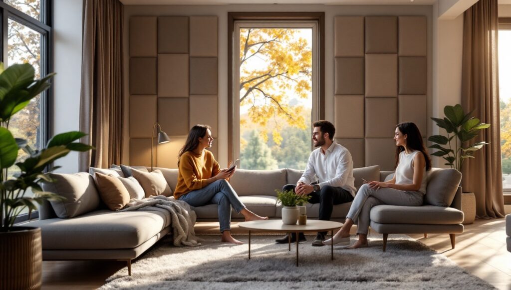 correction acoustique salon