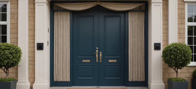 Rideau porte d’entrée : comment choisir le modèle parfait pour votre maison ?